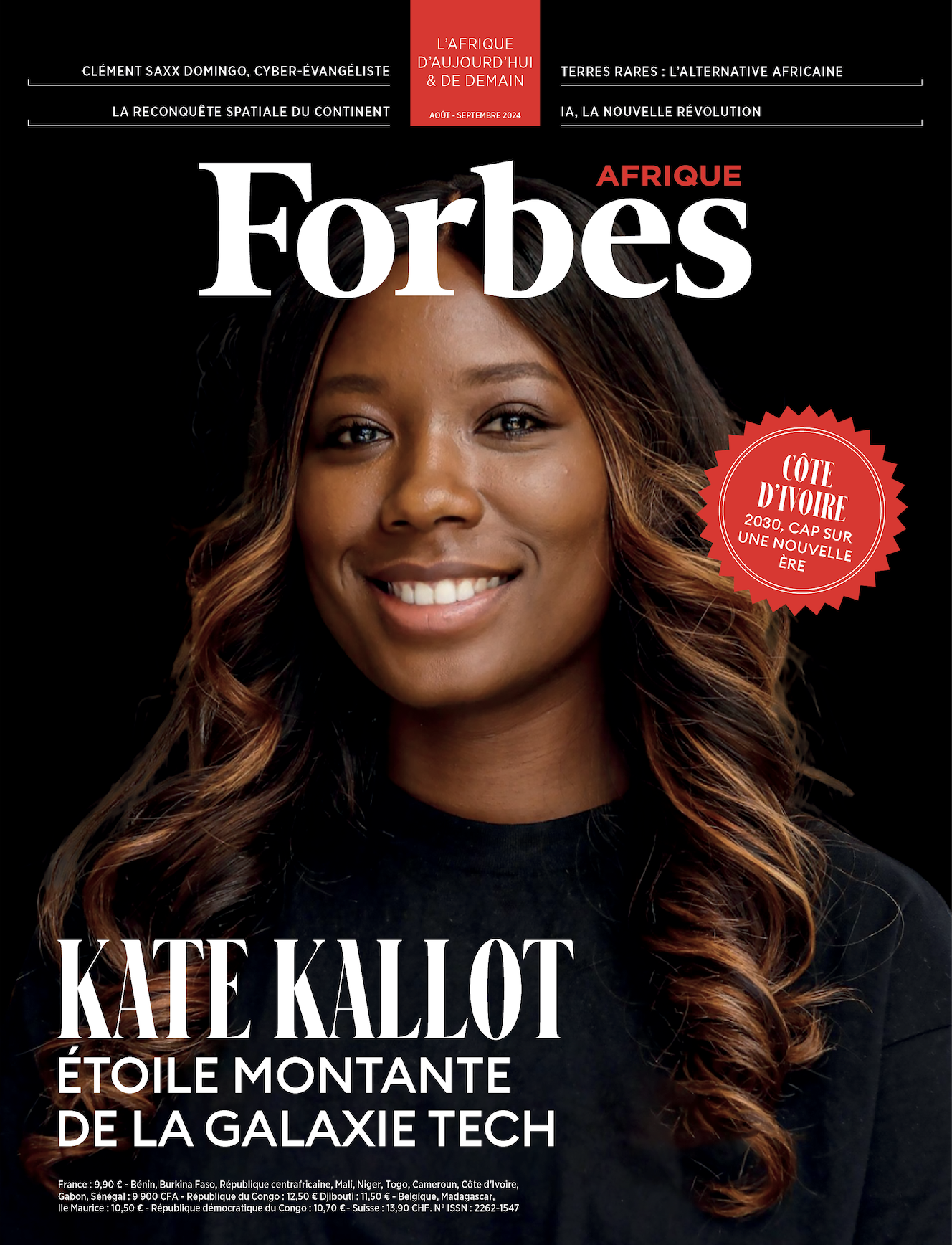 Forbes Afrique N°80 *Kate Kallot, Étoile Montante De La Galaxie Tech* & Spécial Côte D'Ivoire